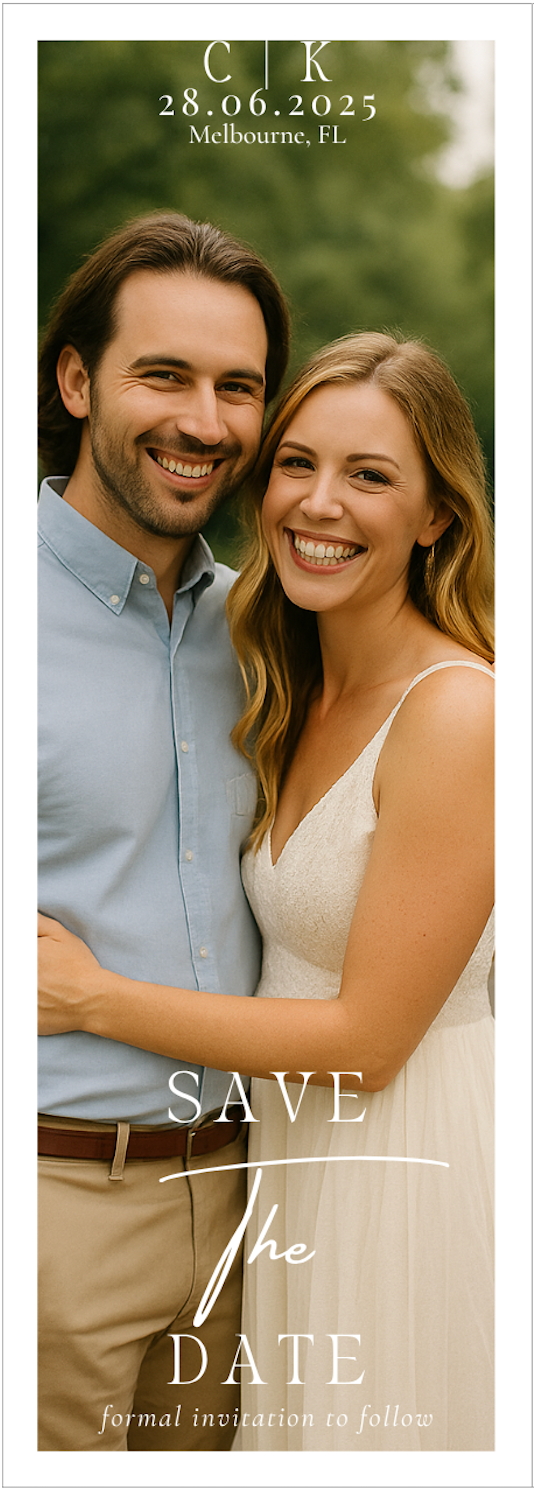 Photo Booth Style Magnet